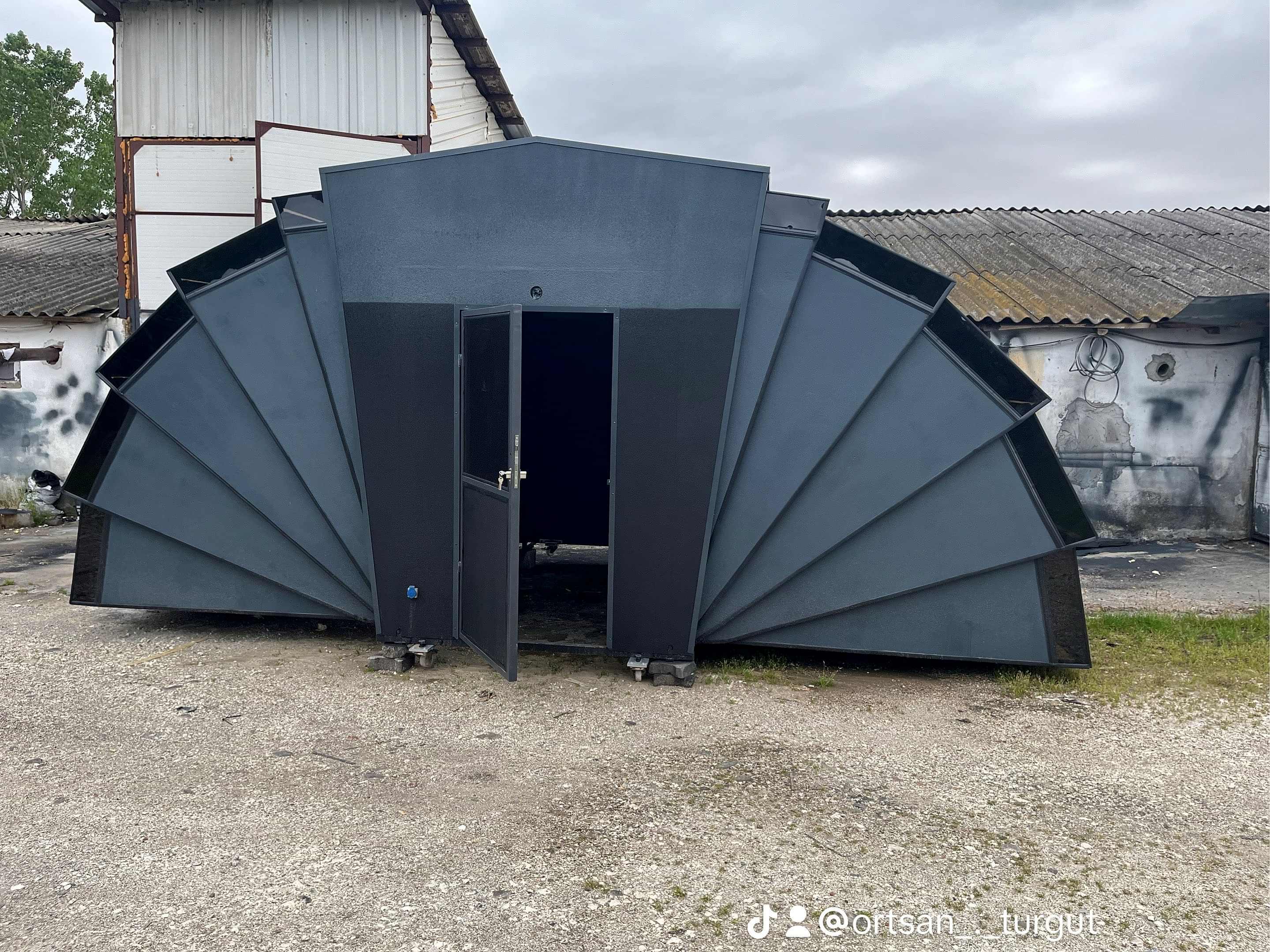 Comfort exstra Model Uzaktan Kumandalı fiberglass garaj