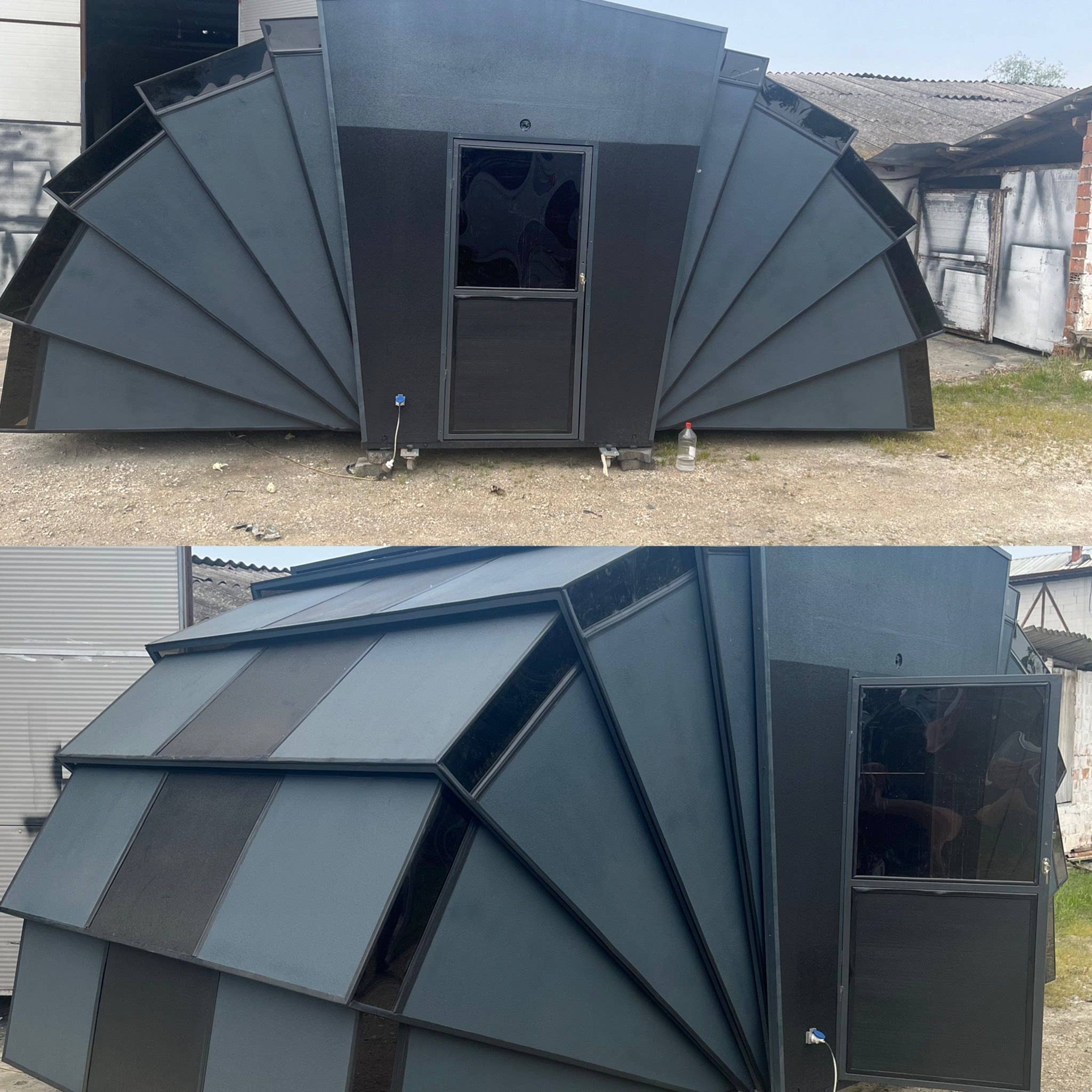 Comfort exstra Model Uzaktan Kumandalı fiberglass garaj